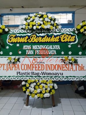 Bunga papan ucapan turut berdukacita bandung