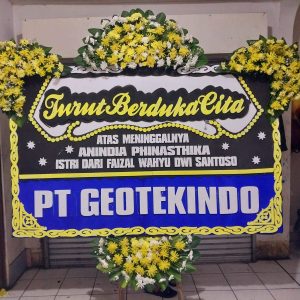Bunga papan duka cita 1058