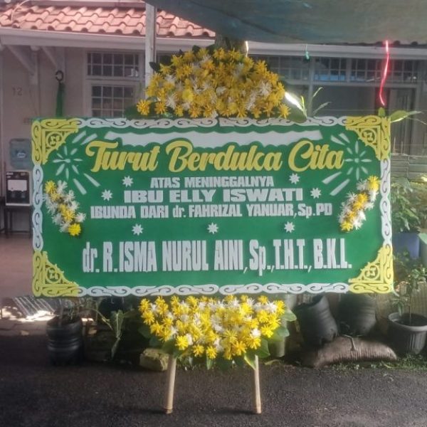 Bunga papan duka cita 1054